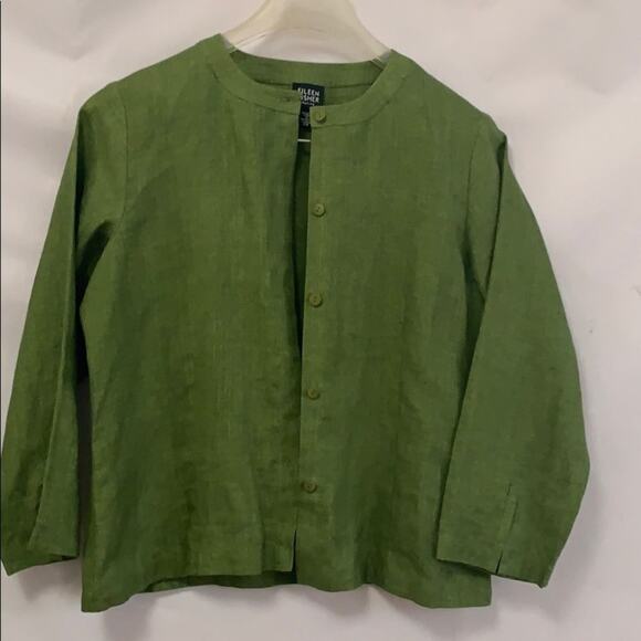 EILEEN FISHER IRISH LINEN SKIRTSUIT SIZE PS - Picture 3 of 10